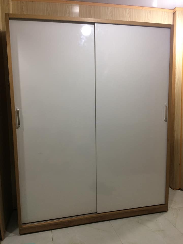 Tủ Quần Áo Cánh Trượt Gỗ Công Nghiệp - MẪU 04